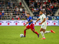 USA's Christian Pulisic is seen during the friendly soccer match between the United States Men's National Team and New Zealand at TQL Stadiu...