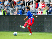 USA's Marlon Fossey is seen during the friendly soccer match between the United States Men's National Team and New Zealand at TQL Stadium in...