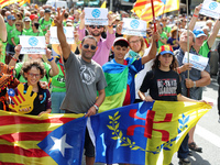 The National Day of Catalonia demonstration records the participation of 70,000 people, the lowest number since the beginning of the Catalan...