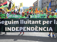 The National Day of Catalonia demonstration records the participation of 70,000 people, the lowest number since the beginning of the Catalan...