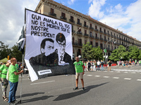 The National Day of Catalonia demonstration records the participation of 70,000 people, the lowest number since the beginning of the Catalan...