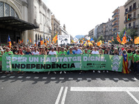 The National Day of Catalonia demonstration records the participation of 70,000 people, the lowest number since the beginning of the Catalan...