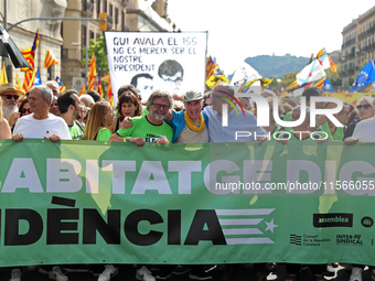 The National Day of Catalonia demonstration records the participation of 70,000 people, the lowest number since the beginning of the Catalan...