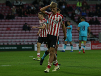 Sunderland's Tom Watson shows dejection during the Premier League International Cup Group B match between Sunderland and Athletic Club De Bi...