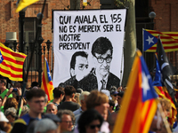 The National Day of Catalonia demonstration records the participation of 70,000 people, the lowest number since the beginning of the Catalan...