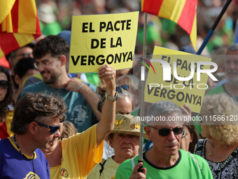 The National Day of Catalonia demonstration records the participation of 70,000 people, the lowest number since the beginning of the Catalan...