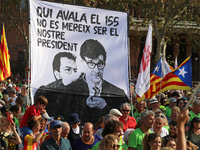 The National Day of Catalonia demonstration records the participation of 70,000 people, the lowest number since the beginning of the Catalan...