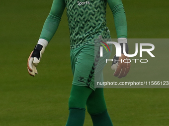 Sunderland goalkeeper Blondy Nan Noukeu during the Premier League International Cup Group B match between Sunderland and Athletic Club De Bi...