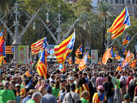 The National Day of Catalonia demonstration records the participation of 70,000 people, the lowest number since the beginning of the Catalan...