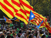 The National Day of Catalonia demonstration records the participation of 70,000 people, the lowest number since the beginning of the Catalan...