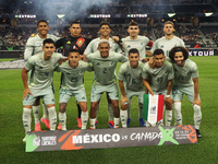 Team Mexico poses before the international friendly match between Mexico and Canada at AT&T Stadium in Mexico City, Mexico, on September 10,...