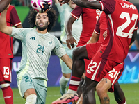 Cesar Huerta #21 of Mexico drives the ball forward during the international friendly match between Mexico and Canada at AT&T Stadium in Mexi...