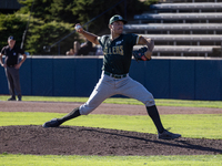 The Yolo High Wheelers (14) beat the Oakland Ballers (4) in game 1 (round 1) of the Pioneer Baseball League's playoffs in Davis, Calif., on...