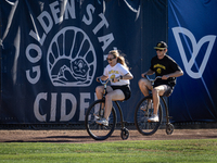 The Yolo High Wheelers (14) beat the Oakland Ballers (4) in game 1 (round 1) of the Pioneer Baseball League's playoffs in Davis, Calif., on...