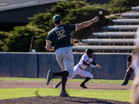 The Yolo High Wheelers (14) beat the Oakland Ballers (4) in game 1 (round 1) of the Pioneer Baseball League's playoffs in Davis, Calif., on...