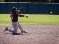 The Yolo High Wheelers (14) beat the Oakland Ballers (4) in game 1 (round 1) of the Pioneer Baseball League's playoffs in Davis, Calif., on...