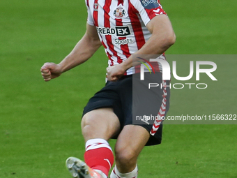 Sunderland's Luke Bell during the Premier League International Cup Group B match between Sunderland and Athletic Club De Bilbao at the Stadi...