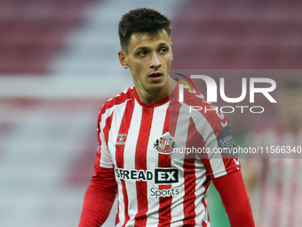 Sunderland's Nazariy Rusyn during the Premier League International Cup Group B match between Sunderland and Athletic Club De Bilbao at the S...