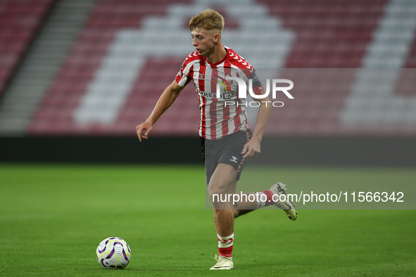 Sunderland's Tom Watson during the Premier League International Cup Group B match between Sunderland and Athletic Club De Bilbao at the Stad...