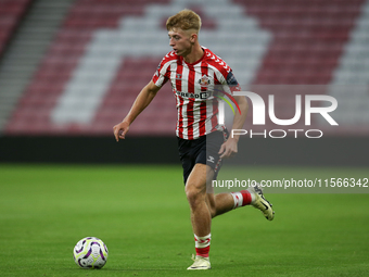 Sunderland's Tom Watson during the Premier League International Cup Group B match between Sunderland and Athletic Club De Bilbao at the Stad...