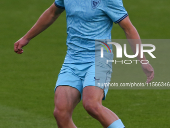 David Osipov of Athletic Club Bilbao during the Premier League International Cup Group B match between Sunderland and Athletic Club Bilbao a...