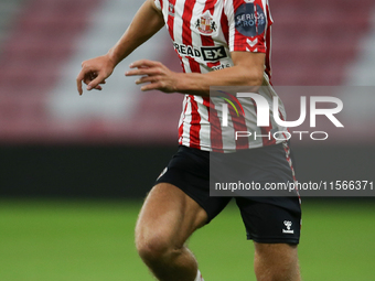 Sunderland's Tom Watson during the Premier League International Cup Group B match between Sunderland and Athletic Club De Bilbao at the Stad...