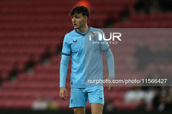 Athletic Club Bilbao's Javier Elias during the Premier League International Cup Group B match between Sunderland and Athletic Club De Bilbao...