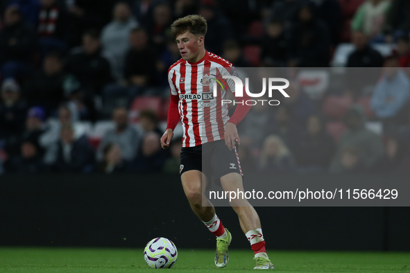 Sunderland's Tom Lavery during the Premier League International Cup Group B match between Sunderland and Athletic Club De Bilbao at the Stad...