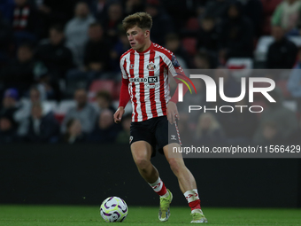 Sunderland's Tom Lavery during the Premier League International Cup Group B match between Sunderland and Athletic Club De Bilbao at the Stad...