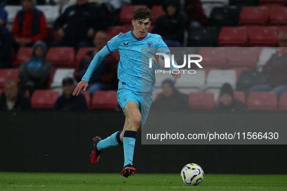 Athletic Club Bilbao's Javier Elias during the Premier League International Cup Group B match between Sunderland and Athletic Club De Bilbao...