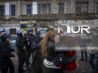 Protesters, including retirees and families, gather outside Argentina's National Congress following President Javier Milei's veto of the Mob...