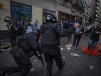 Protesters, including retirees and families, gather outside Argentina's National Congress following President Javier Milei's veto of the Mob...