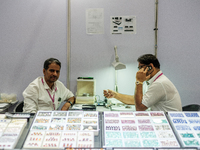 Visitors and exhibitors attend the 70th gems and jewelry fair in Bangkok, Thailand. The trade show is one of the most important events of it...