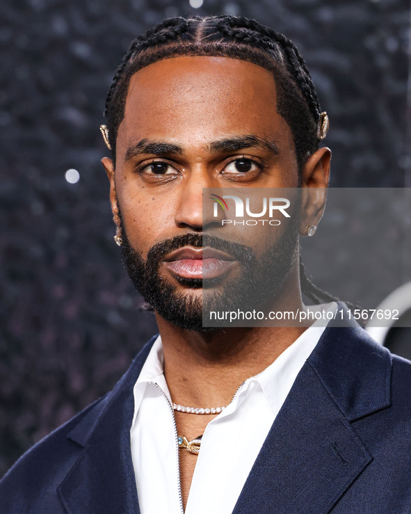 Big Sean arrives at the 2024 MTV Video Music Awards held at UBS Arena on September 11, 2024 in Elmont, New York, United States. 