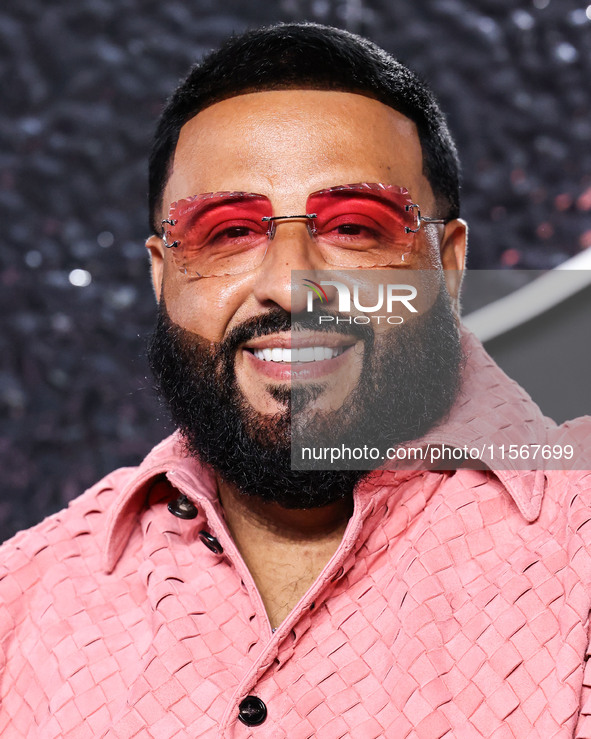 DJ Khaled arrives at the 2024 MTV Video Music Awards held at UBS Arena on September 11, 2024 in Elmont, New York, United States. 