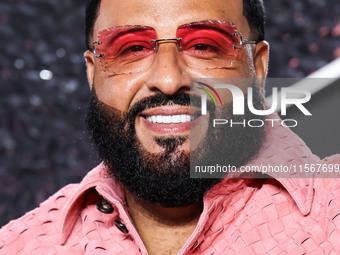 DJ Khaled arrives at the 2024 MTV Video Music Awards held at UBS Arena on September 11, 2024 in Elmont, New York, United States. (