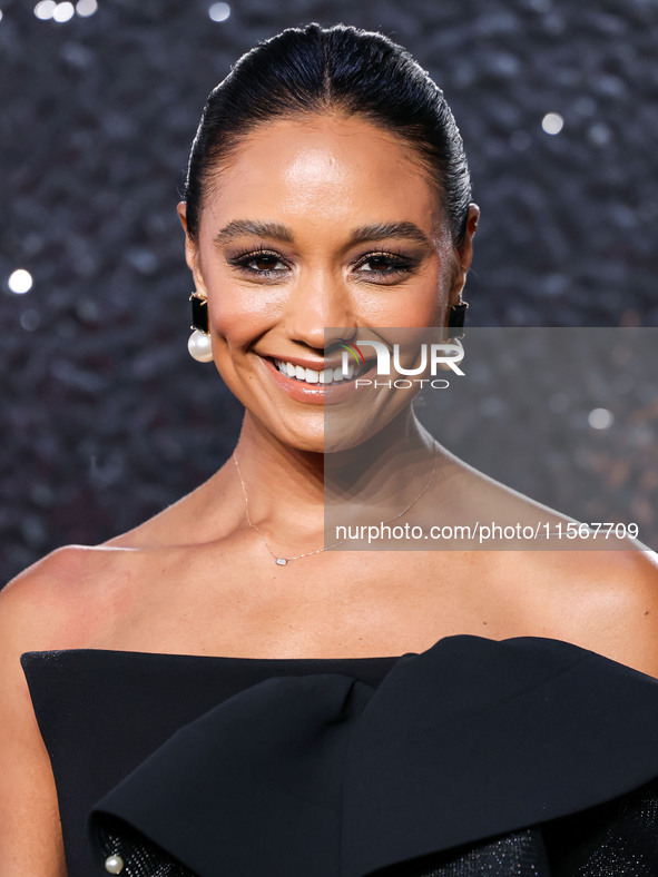 Rachel Smith arrives at the 2024 MTV Video Music Awards held at UBS Arena on September 11, 2024 in Elmont, New York, United States. 