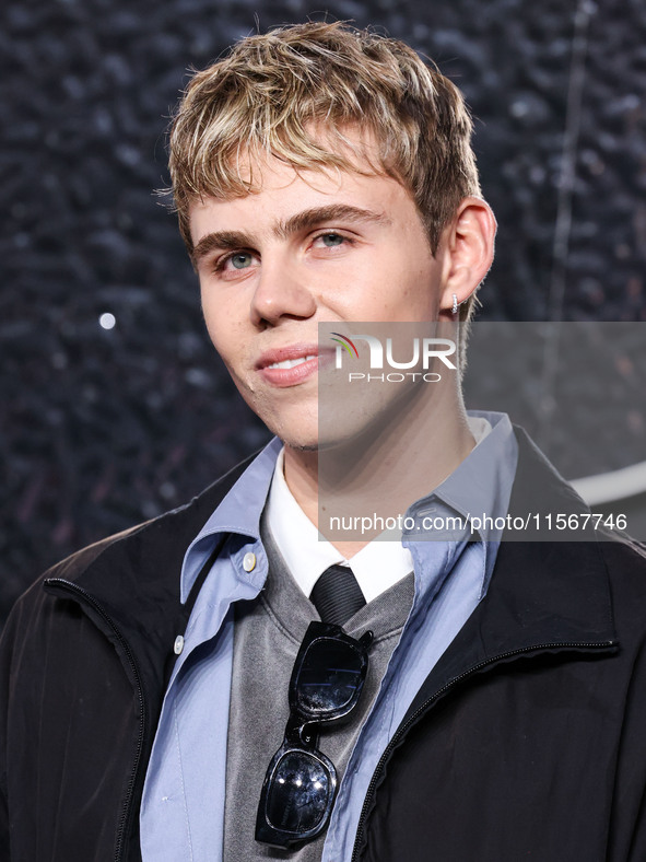 The Kid LAROI arrives at the 2024 MTV Video Music Awards held at UBS Arena on September 11, 2024 in Elmont, New York, United States. 