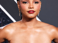 Halle Bailey arrives at the 2024 MTV Video Music Awards held at UBS Arena on September 11, 2024 in Elmont, New York, United States. (