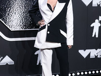 Cyndi Lauper arrives at the 2024 MTV Video Music Awards held at UBS Arena on September 11, 2024 in Elmont, New York, United States. (