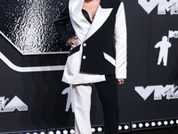 Cyndi Lauper arrives at the 2024 MTV Video Music Awards held at UBS Arena on September 11, 2024 in Elmont, New York, United States. (