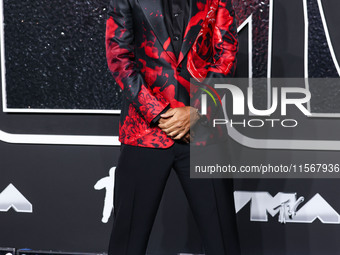 French Montana arrives at the 2024 MTV Video Music Awards held at UBS Arena on September 11, 2024 in Elmont, New York, United States. (