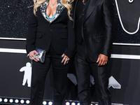 Miranda Lambert and Brendan McLoughlin arrive at the 2024 MTV Video Music Awards held at UBS Arena on September 11, 2024 in Elmont, New York...