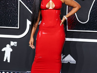 Angela Simmons arrives at the 2024 MTV Video Music Awards held at UBS Arena on September 11, 2024 in Elmont, New York, United States. (