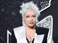 Cyndi Lauper arrives at the 2024 MTV Video Music Awards held at UBS Arena on September 11, 2024 in Elmont, New York, United States. (