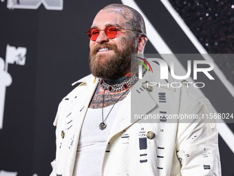 Teddy Swims arrives at the 2024 MTV Video Music Awards held at UBS Arena on September 11, 2024 in Elmont, New York, United States. (