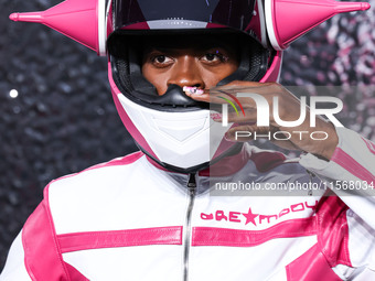 Lil Nas X arrives at the 2024 MTV Video Music Awards held at UBS Arena on September 11, 2024 in Elmont, New York, United States. (