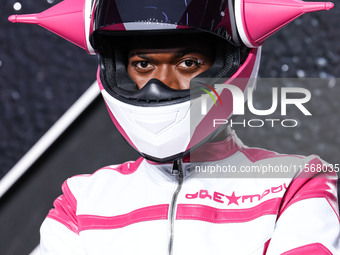 Lil Nas X arrives at the 2024 MTV Video Music Awards held at UBS Arena on September 11, 2024 in Elmont, New York, United States. (