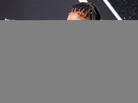 Halle Bailey arrives at the 2024 MTV Video Music Awards held at UBS Arena on September 11, 2024 in Elmont, New York, United States. (