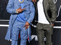 Busta Rhymes and Trilian Wood-Smith arrive at the 2024 MTV Video Music Awards held at UBS Arena on September 11, 2024 in Elmont, New York, U...